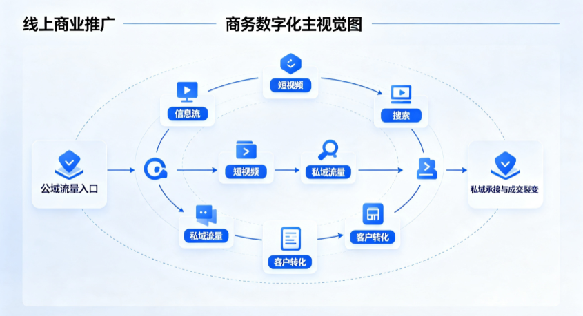 改则县线上商业推广怎么做？全域流量闭环搭建与低成本转化实战指南